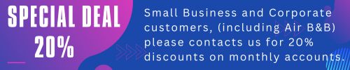 special 20% off laundry deal